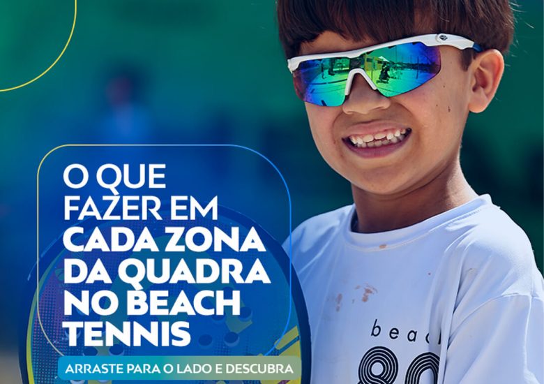 O que fazer em cada zona da quadra no Beach Tennis