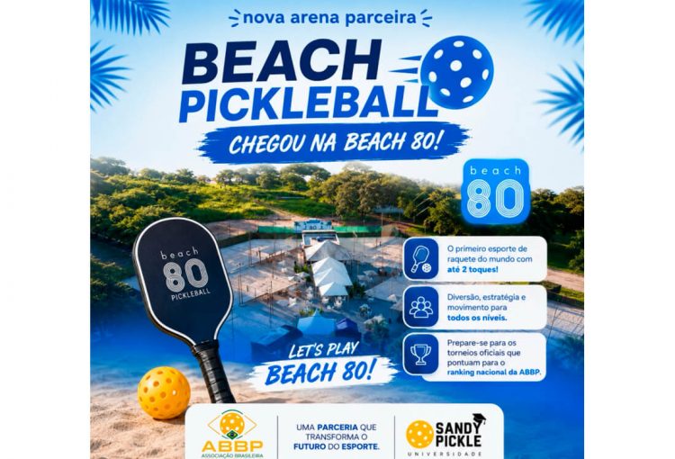 Beach Pickleball chegou no Beach 80!