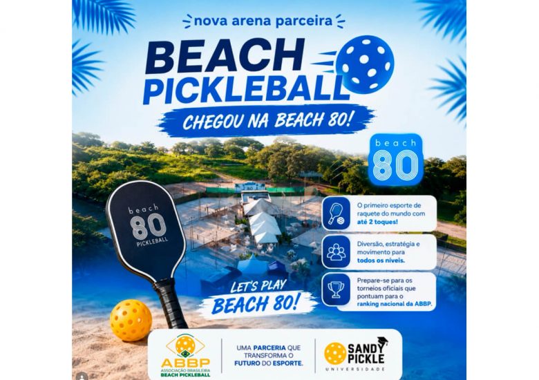 Beach Pickleball chegou no Beach 80!